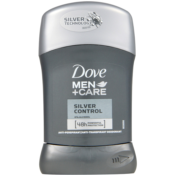 Dove Men + Care Silver Control 48h Antitranspirant Deodorant-Stick für Männer 50 ml