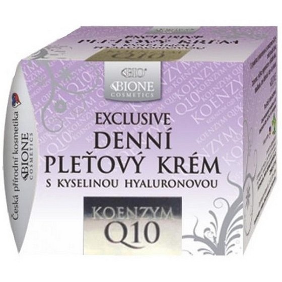 Bione Cosmetics Exclusive & Q10 mit Hyaluronsäure Tagescreme für alle Hauttypen 51 ml