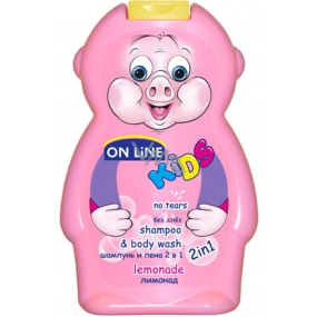 On Line Kids Lemonade 2 in 1 Duschgel und Haarshampoo für Kinder 250 ml