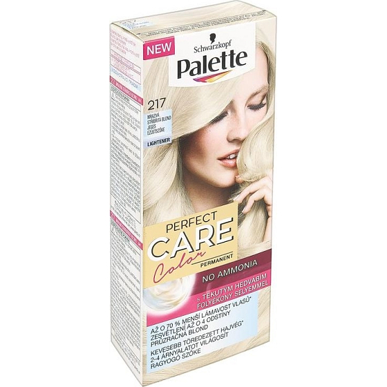 Schwarzkopf Palette Perfect Color Care Haarfarbe 217 Frosty silvery blond