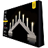 Emos Kerzenpyramide 40 x 20 cm, 7 LED warmweiß + Timer