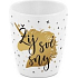 Albi Becher mit goldenem Text Lebe deine Träume 300 ml