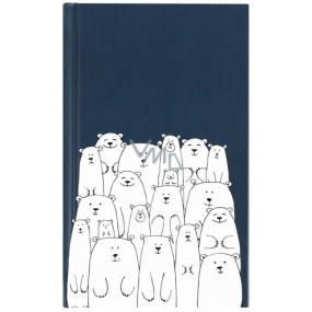 Albi Lined Pocket Pad Bears 96 Seiten 9,5 cm x 15,5 cm x 0,9 cm
