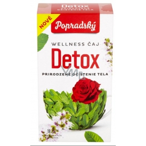 Poprad Wellness Tee - Detox natürliche Körperreinigung 27 g, 18 Pyramidensäcke