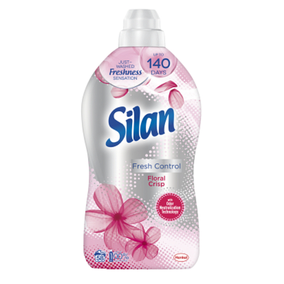Silan Fresh Control Floral Crisp Weichspüler Konzentrat 58 Waschladungen 1,45 l