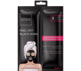Gabriella Salvete Black Peel Off schwarze Peeling-Gesichtsmaske mit Aktivkohle 2 x 8 ml