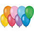 Latex Luftballons aufblasbar Farbenmix 19 cm 100 Stück im Beutel