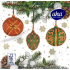 Aha Papierservietten 3 Lagen 33 x 33 cm 20 Stück Weihnachten weiß, Hängedekorationen