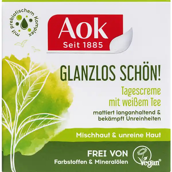 Aok Pur Balance! tagescreme mit weißem Tee für Mischhaut und problematische Haut 50 ml