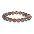 Auralit 23 natur Armband elastischer Naturstein, Kugel 10 - 11 mm / 16 - 17 cm, einer der kraftvollsten Steine der Erde