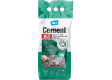 Het Zement weiß, zur Herstellung von Mörtel und Betonen, 3 kg