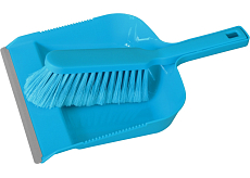 Spokar Color 5215, Set Kehrbesen mit Schaufel, mit Gummileiste