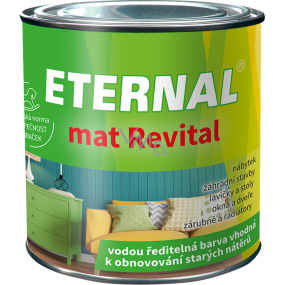 Eternal mat Revital barva k obnovování starých nátěrů, RAL 6018 Zelenožlutá, 350 g Eternal mat Revital barva k obnovování starých nátěrů, RAL 6018 Zelenožlutá, 350 g