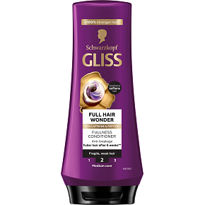 Gliss Conditioner Full Hair Wonder mit Koffein für brüchiges, feines Haar 200ml