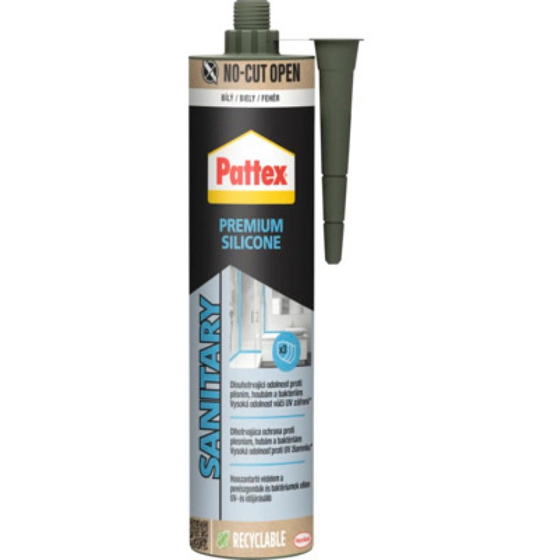 PATTEX Sanitärsilikon Premium, weiß, 280 ml