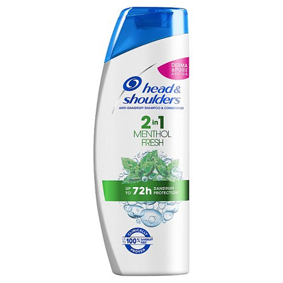 Head & Shoulders Cool Menthol 2in1 Shampoo und Haarbalsam gegen Schuppen für ein erfrischendes Gefühl 200 ml