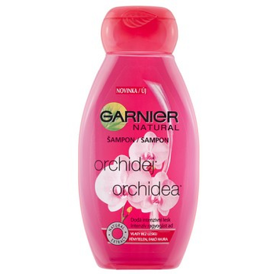 Garnier Natural Orchid Haarshampoo ohne Glanz 250 ml
