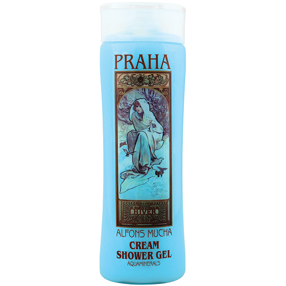 Böhmen Geschenke Alfons Mucha Aquamineral Duschgel 200 ml