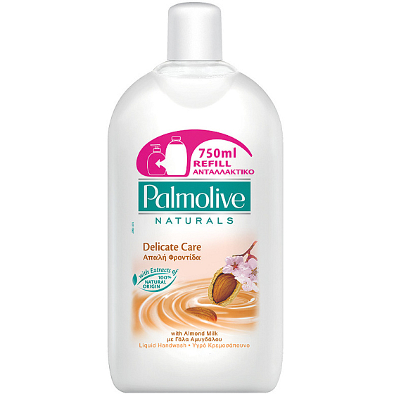 Palmolive Naturals Delicate Care Mandelmilch Flüssigseife Nachfüllung 750 ml
