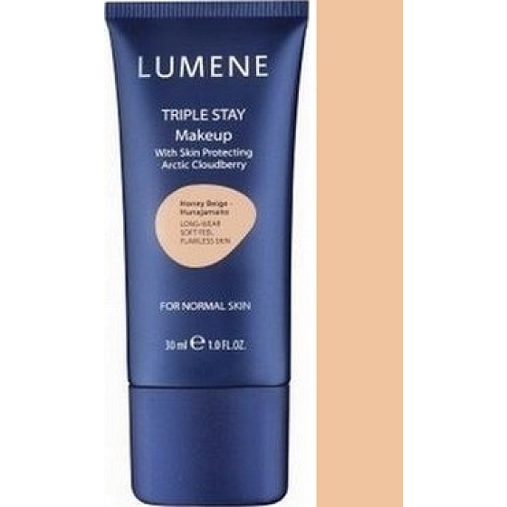 Lumene Double Stay Mineral Make-up 04 Pfirsichbeige 30 ml