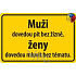 Nekupto Humorous Sign Männer können 15 x 10 cm 1 Stück trinken