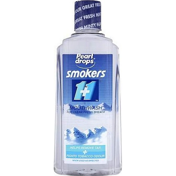 Pearl Drops Smokers Mundwasser mit doppelter Wirkung für Raucher 400 ml