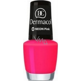 Dermacol Neon Polish Neon Nagellack 03 Neon Pink 5 ml