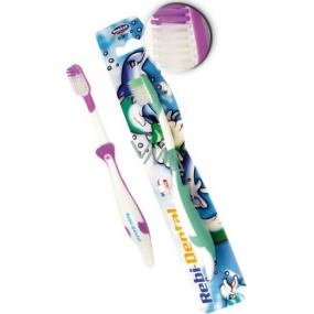 Rebi Dental Dolphin Zahnbürste verschiedene Farben für Kinder weich 1 Stück