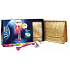 Gillette Venus & Olay Griff Pink + Ersatzkopf 3 Stück + goldene Handtasche, Kosmetikset für Damen
