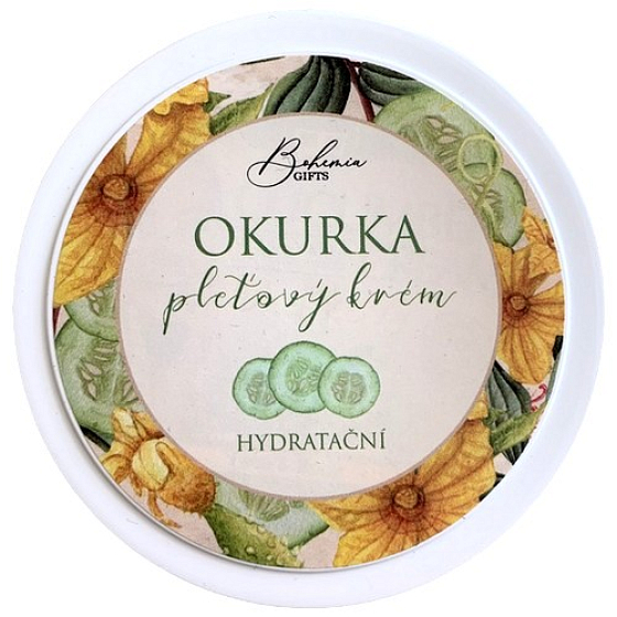 Bohemia Gifts Cosmetics Gurke feuchtigkeitsspendende Gesichtscreme 200 ml
