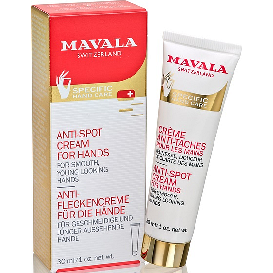 Mavala Anti-Spot Creme für Hände Handcreme gegen Pigmentflecken 30 ml