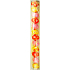 Plastikeier mit Blüten 4 cm in einer Tube von 12 Stück
