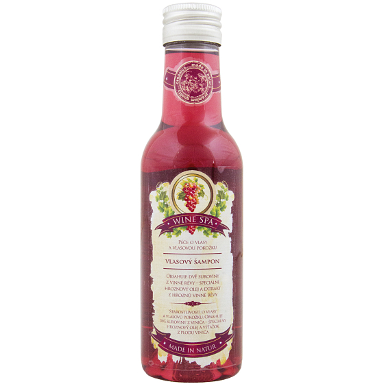 Bohemia Gifts Wine Spa Premium Wine Kosmetik Haarshampoo 200 ml