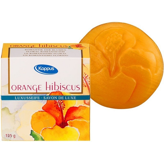Kappus Orange Hibiscus - Hibiscus Luxus-Toilettenseife 125 g