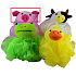 Massage Waschlappen Punkte für Kinder Haustier Terry Piggy Pink 1 Stück