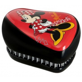 Tangle Teezer Compact Professionelle kompakte Haarbürste, Disney Minnie Mouse Red
