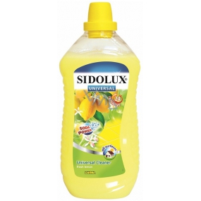 Sidolux Universal Soda Frisches Zitronenwaschmittel für alle abwaschbaren Oberflächen und Böden 1 l
