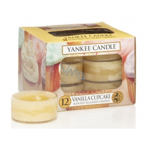 Yankee Candle Vanilla Cupcake - Teelicht mit Vanille-Cupcake-Duft 12 x 9,8 g