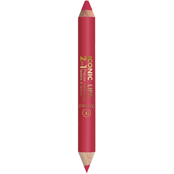 Dermacol Iconic Lips 2in1 Lippenstift und Konturenstift Nr. 04 10 g