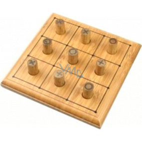 Albi Bamboo Minispiele Fünf-in-einer-Reihe-Brettspiel für 2 Spieler