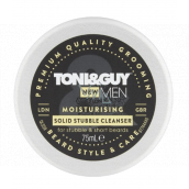 Toni & Guy Men Solid Stubble Cleanser Reinigungscreme für kurze Bärte und Gesichter 75 ml