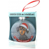 Albi Glas Weihnachtsschmuck mit Tieren - Dackel 7,5 cm x 8 cm x 3,6 cm