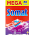 Somat All In 1 8 Aktionen Geschirrspültabs mit der Kraft von Zitronensäure für sauberes und strahlendes Geschirr 80 Stück