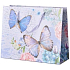 Emocio Geschenk Papiertüte 32 x 26 x 12 cm Schmetterlinge, Blumen