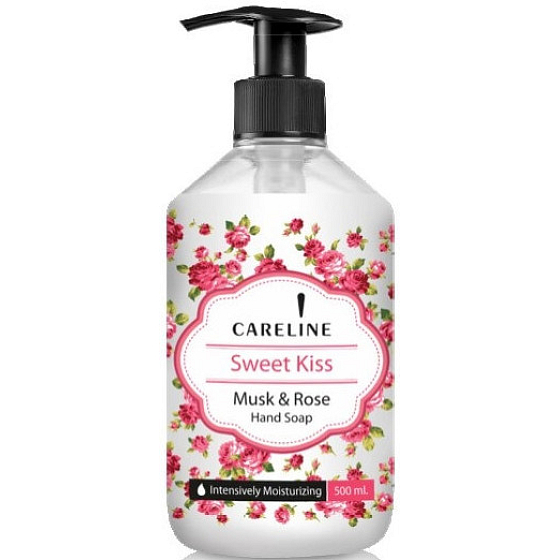 Careline Sweet Kiss - Süßer Kuss Flüssige Handseife 500 ml Spender