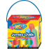 Colorino Jumbo Chalk Sidewalk Kreidebox mit Griff 8 Farben 15 Stück