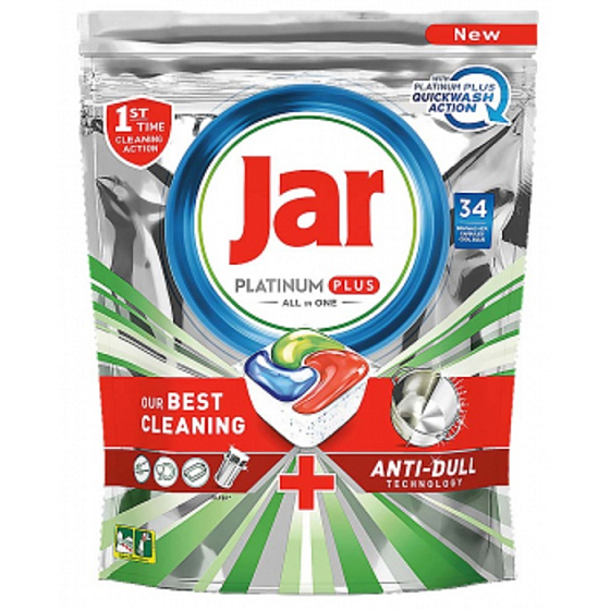 Jar Platinum Plus Quickwash Spülmaschinenkapseln 34 Stück