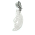 Kristall-Mond-Anhänger Naturstein, handgeschliffene Figur 2,2 x 10 mm, Natursteine