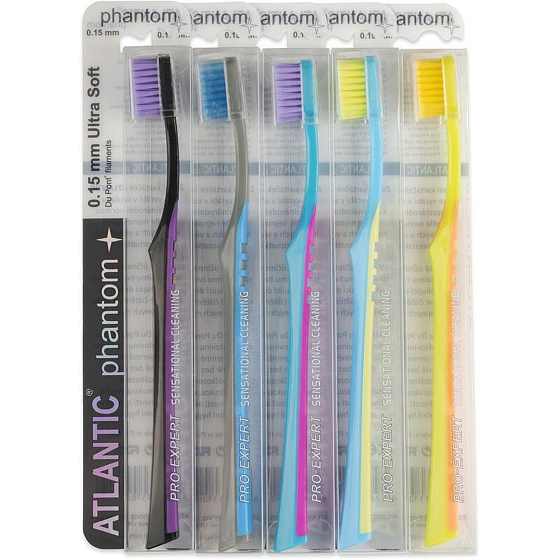 Atlantic Phantom ultra weiche Zahnbürste 1 Stück verschiedene Farben