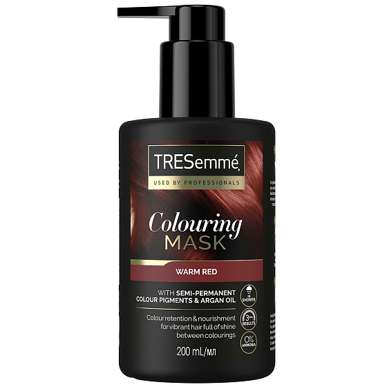 TRESemmé Color Enhancing Mask Warmes Rot getönte Haarmaske 200 ml